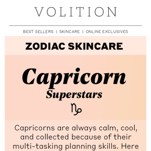 Zodiac Skincare: Capricorn ♑️