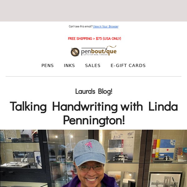 MONDAY READ - Talking Handwriting with Linda!
