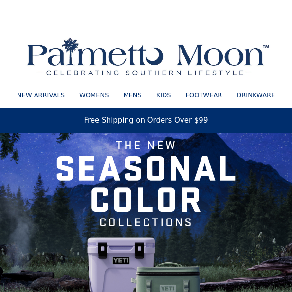 Palmetto Moon - Nothing but blue skies, blue water, and the YETI Aquifer  Blue collection 💙 Shop these limited editions in stores and online now!