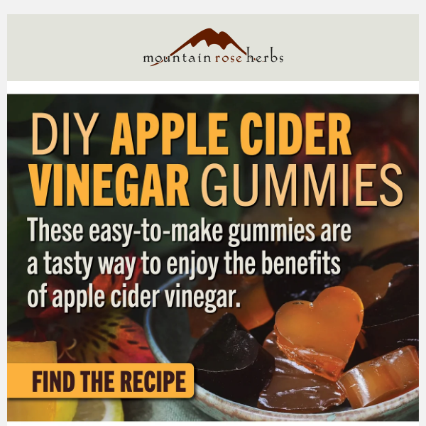 DIY Apple Cider Vinegar Gummies