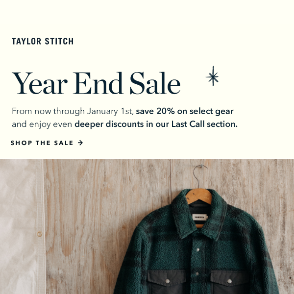 Winter-Ready Outerwear | 20% Off Select Styles
