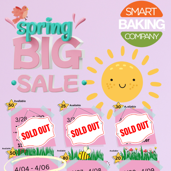 Spring Big Sale Event!