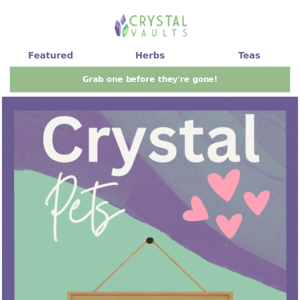 You HAVE to see these Crystal Pets ❤️