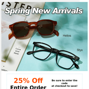 You Can Not Miss Our Spring New Glasses