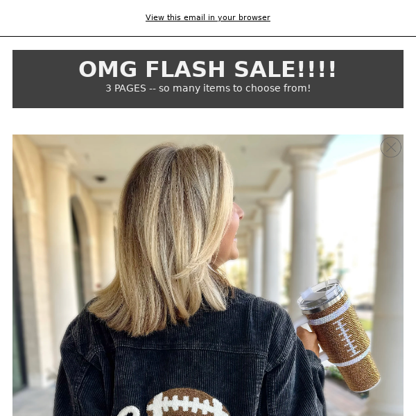 OMG Huuuuge Sale & Extra Discount At Checkout