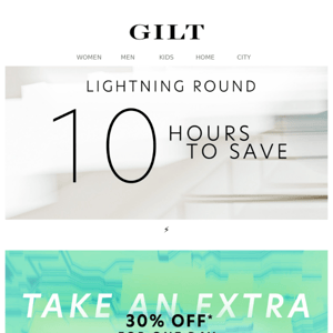 Save NOW: 10-Hour Lightning Round