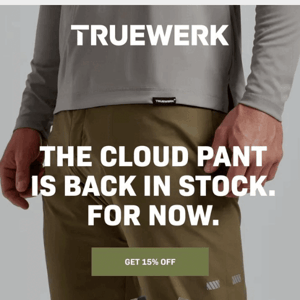 🔔Cloud Pant, Back in Stock