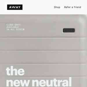 Introducing the NEW neutral