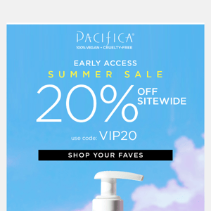 20% Off Summer Sale ☀️