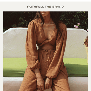 Isili Crochet Maxi Dress Melon - Faithfull the Brand