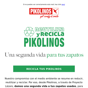 Recicla tus Pikolinos y llévate un 10% de descuento