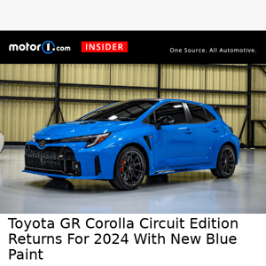 The Toyota GR Corolla Circuit Edition Is Back – And Blue