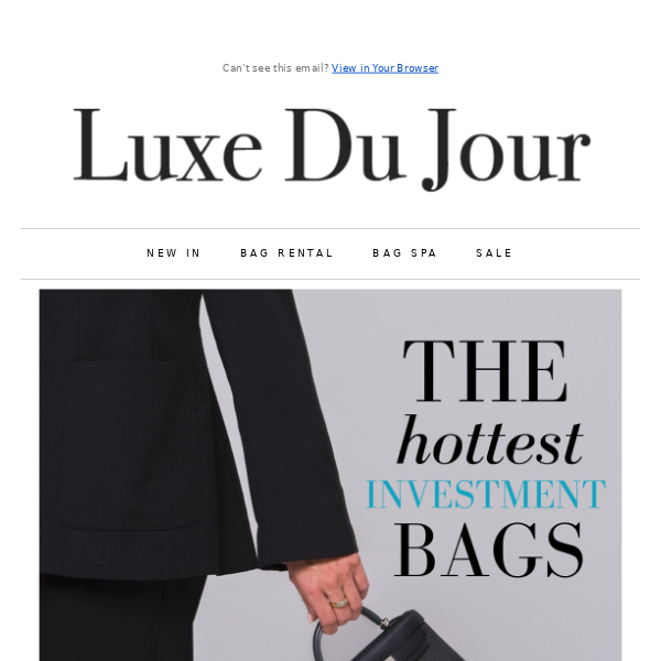 The Hottest Investment Bags