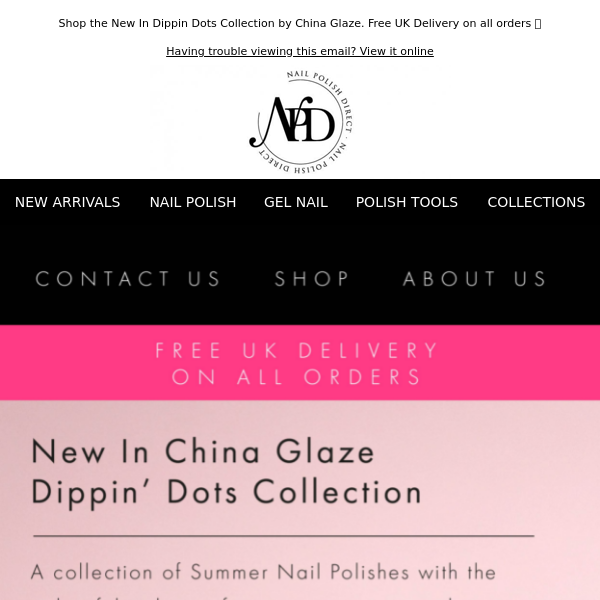 New In China Glaze Dippin Dots Collection. Shop now with Free UK Delivery 🍦
