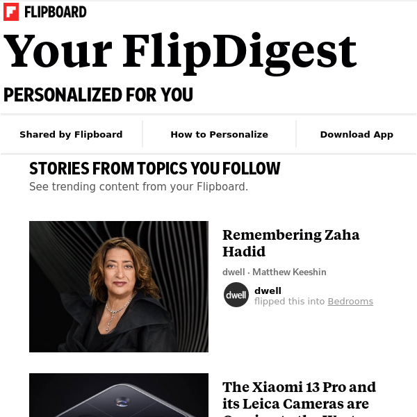 Your FlipDigest: stories from American West, Sports, Science and more