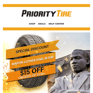 Our MLK Day SALE Starts TODAY!