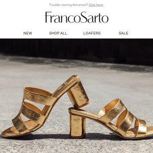 Strike gold: NEW styles in spring’s most-wanted metallic