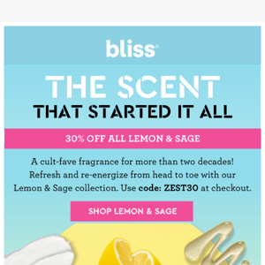 30% Off ALL Lemon & Sage 🍋