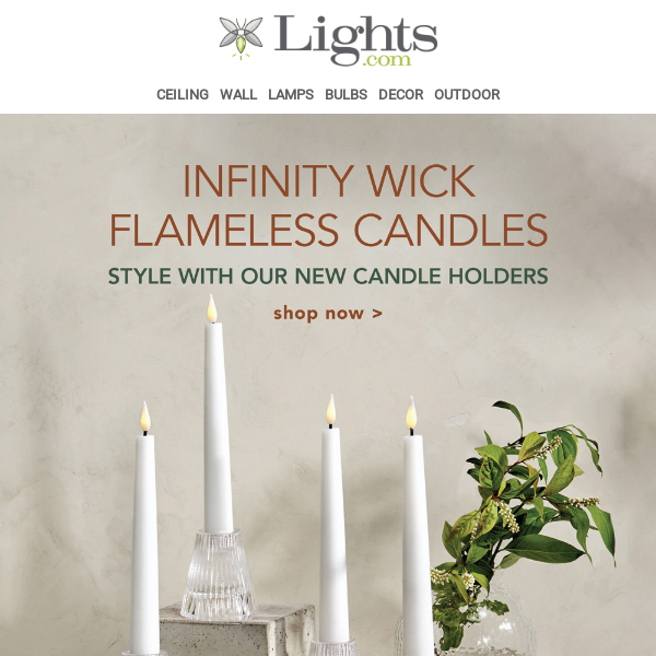 Mix & Match: Candles and Candle Holders 🕯 | Lights.com