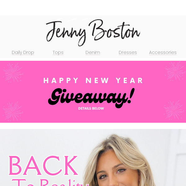 BACK TO REALITY + GIVEAWAY! 💗
