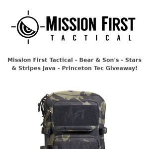 Tactical Backpack Kit Giveaway