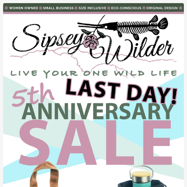 5th Anniversary Sale ENDS TONIGHT!!!!🥂🥳