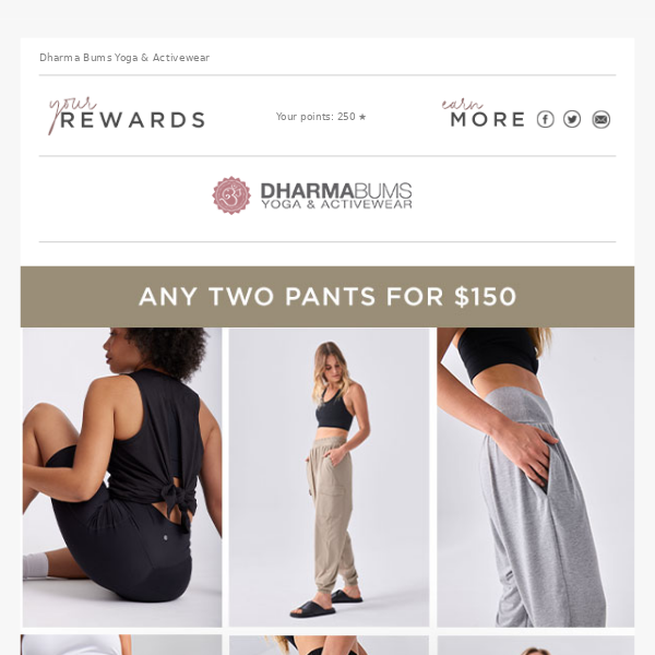 ANY 2 PANTS FOR $150 - Outfits for the in between days and beyond