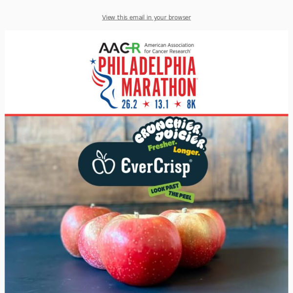 EverCrisp Celebrates Your Sweet Success at the 2023 Philadelphia Marathon Weekend!