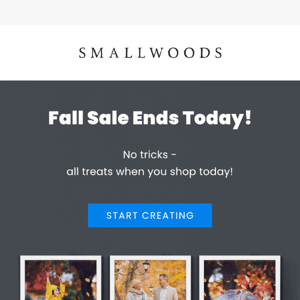 Hey, Boo! This SALE'S ENDING.