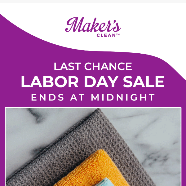 Last call! 🎉 Labor Day savings end soon