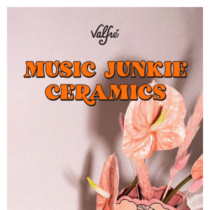 MUSIC JUNKIE CERAMICS JUST DROPPED! 🎶