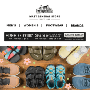 The Right Shoes Have a Firm Footing at Mast Store