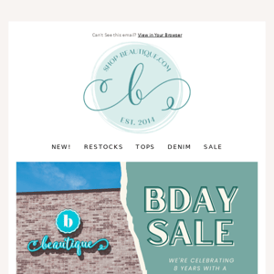 BDAY SALE 🚨