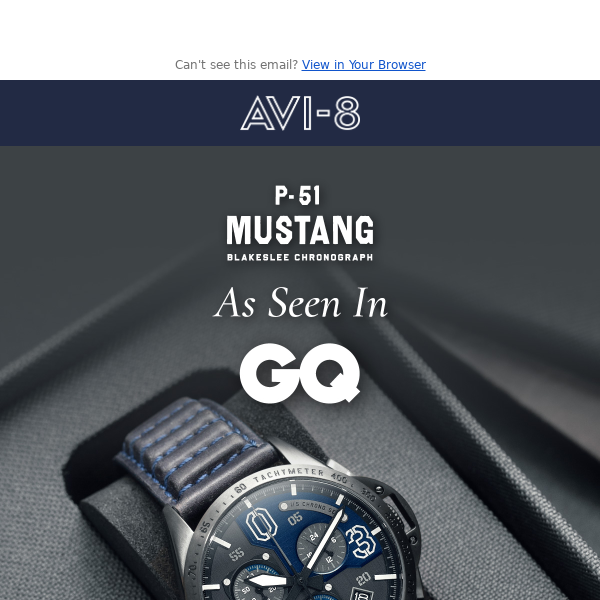 🌟 AVI-8 Featured in GQ! Explore Now