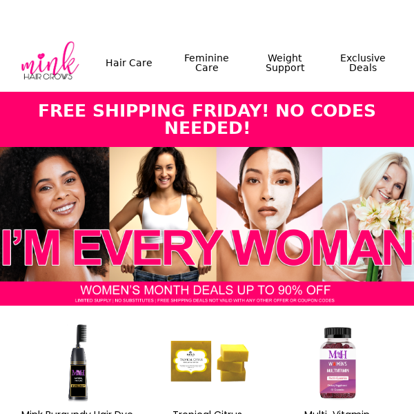 It's FREE Shipping Friday!