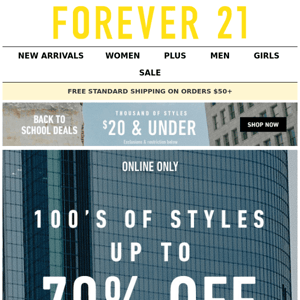 Up to 70% Off, Sale WHAT?!