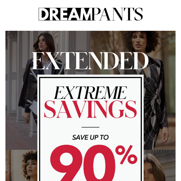 EXTENDED SALE 📣 Save Up to 90% OFF on Sale Items!