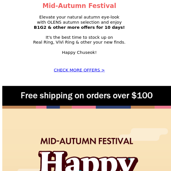 🎉Mid-Autumn Festival 🎉 BUY 1 GET 2 FREE & MORE OFFERS