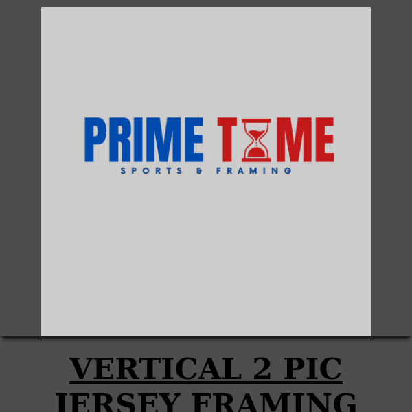 VERTICAL 2 PIC JERSEY FRAMING SALE
