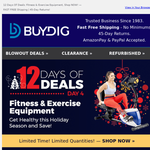 🏋️‍♀️Get Fit & Save on Fitness Trackers & Equipment, Electric Bikes & More!