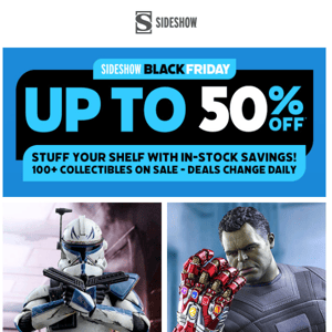 Save up to 50% off!