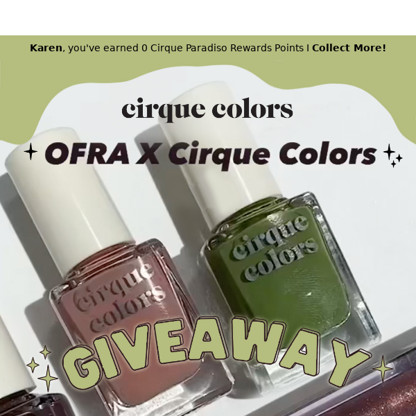 OFRA x CIRQUE - GIVEAWAY! 📢