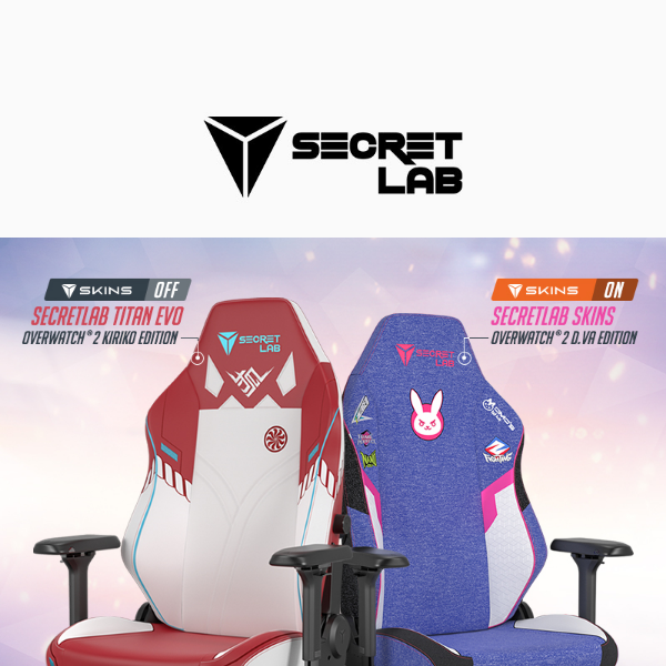 NEW: TITAN Evo Kiriko Edition | Secretlab SKINS D.Va Edition