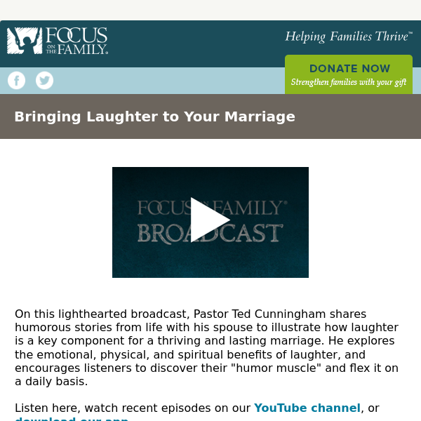 Bringing Laughter to Your Marriage