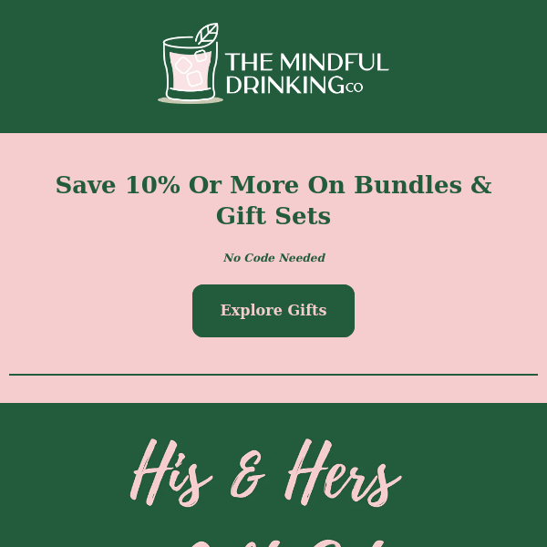 The Mindful Drinking Co, Save 10% Or More On Sets & Bundles