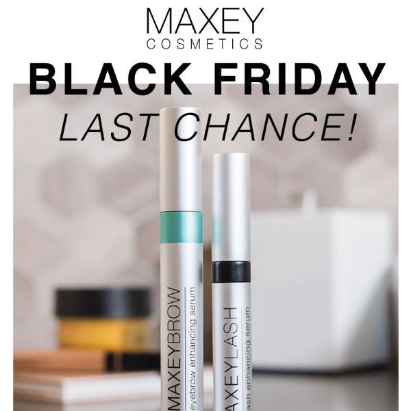 Last Chance for Black Friday!