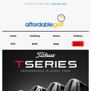 🆕 New Release - Titleist T-Series Irons - Available to Pre-Order NOW!