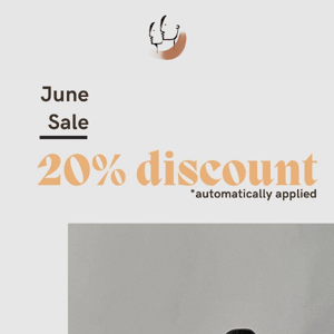 June Sale: 20% discount