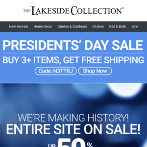 Presidents' Day Sale Begins NOW! Save Up To 75% Off Sitewide😍