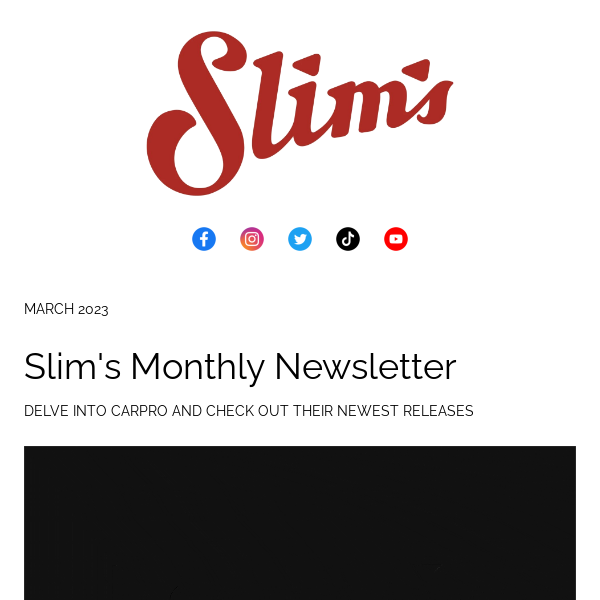 ⭐️ Slim's Detailing Newsletter